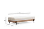 Atelier Del Sofa Eti Oak Pouffe - Blanco